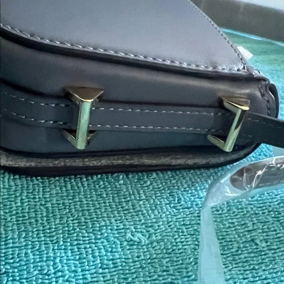 NWT Kate Spade Lavender-Blue Leather Shoulder Bag With Dust Bag